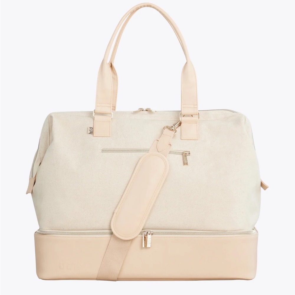 Beis weekender in beige